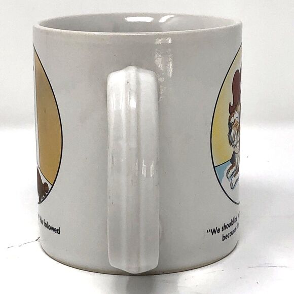 VTG 1983 Family Circus Mug Bill Keane Comics Pet Love Can We Keep Him, Mommy? - Picture 6 of 11